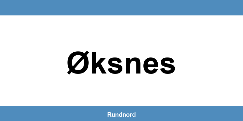 Åpningstider og telefon til Maxbo i Øksnes